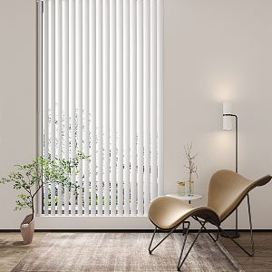 Modern venetian blinds dream curtain 3d model