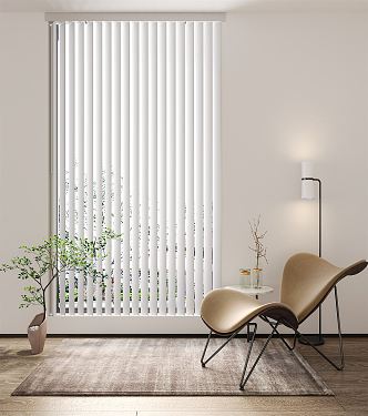 Modern venetian blinds dream curtain 3d model