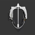 Modern Helmet Sci-Fi Helmet Alien Helmet High-Tech Helmet 3d model