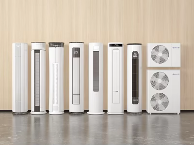 Modern air conditioner vertical air conditioner air conditioner outside air conditioner 3d model