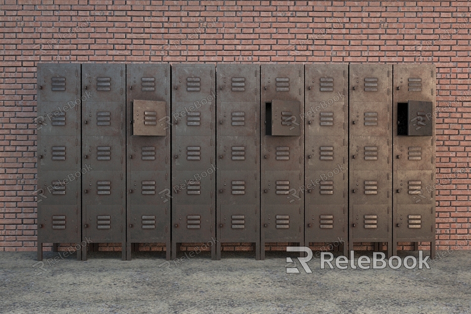 Public Facilities Locker Cabinet model