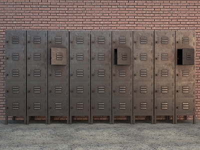 Public Facilities Locker Cabinet model