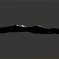 Green Rolling Mountain Landscape with Winding Roads and Natural Terrain Features