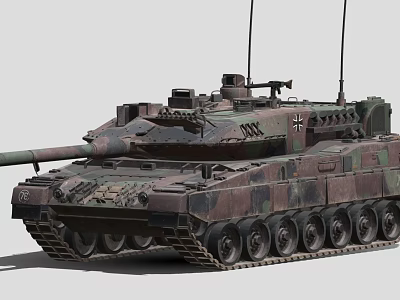 Modern armored weapon tank armored vehicle personnel carrier 3d model