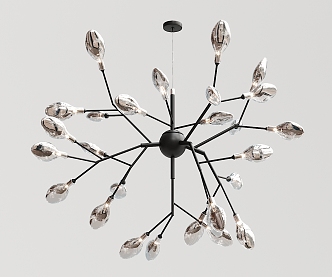 Modern chandelier fashion personality chandelier 3d model