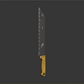 Practical Hand Saw With Metal Blade And Yellow Handle For Home Use