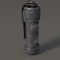 Grenade Sci-fi Grenade Smoke Bomb Flash Bomb High Explosive Bomb Tear Bomb Grenade Simple Mold Grenade Low Mold Low Face Grenade Game Grenade 3d model