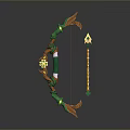 Crossbow Mechanical Crossbow Shift Bow and Arrow Shoot Far Equipment Weapons High-tech Crossbow 3d model