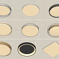 Ceiling lamp combination 3d model
