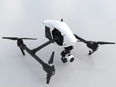 Smart Quadcopter Drone With Camera For Aerial Photography And Video 3d model