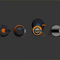 Weapon Collection Showcasing Various Modern Tactical Grenades With Diverse Colors And Designs