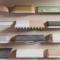 Various Colored Awnings With Different Styles Including Dome Flat And Striped Designs