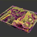 Assorted Fresh Vegetables on a Tray Including Asparagus Bell Peppers and Mushrooms