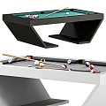 Modern billiard table 3d model