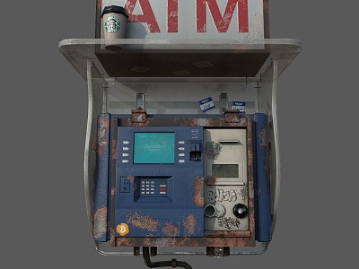 Industrial LOFT cash machine game machine model