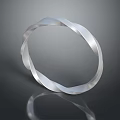 Elegant Modern Polished Silver Bracelet With Unique Twisted Design Fashion Accessory