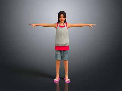 Children Children Children Children Children Baby Cartoon Children Girls Little Girls Cartoon Girls 3d model