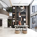 Modern Study Xishan Forest Language 3d model