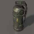 Grenade Grenade Science Fiction Grenade Science Fiction Grenade Smoke Bomb Flash Bomb High Explosive Bomb Tear Bomb Grenade Simple Model Grenade Low Model Low Face Number Grenade 3d model