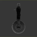 Futuristic Black Tactical Assault Weapon With Sleek Design And Grip Details