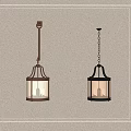 CCD wall lamp pendant lamp combination 3d model