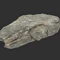 Natural Gray Stone Rock With Rough Textured Surface And Solid Structure
