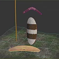 Traditional Tribal Weapons With Wooden Shield Boomerang Spear And Base On Grass