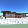 Modern Pavilion 3d model