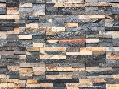 Modern wall culture and art wall 3d model