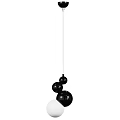 Modern Minimalist Black Spherical Pendant Light With Multi Ball Design For Interior Decor 3d model