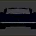 Deep Blue Sports Car With Sleek Aerodynamic Design And Shiny Exterior