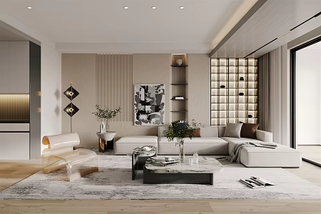 The Silent Living Room 3d model