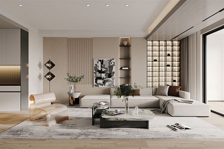 The Silent Living Room 3d model