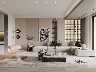 The Silent Living Room 3d model
