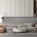 Modern Sofa Coffee Table Combination Simple Sofa Coffee Table Combination 3d model