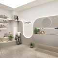 Modern Public Office Space With Open Layout Ergonomic Desks And Green Plants For Collaboration