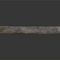 Natural Wooden Stone Long Plank Featuring Brown Wood Grain And Decorative Texture