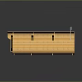 Wooden Display Cabinet With Multiple Compartments Transparent Panel And Base