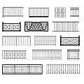 Various Decorative Fence Designs with Stylish Metal Railings for Home Exterior