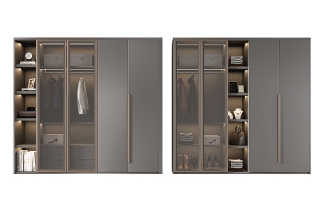 Wardrobe combination 3d model