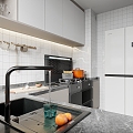 Modern Kitchen 3d model