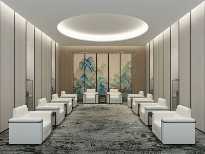 New Chinese Reception Room model