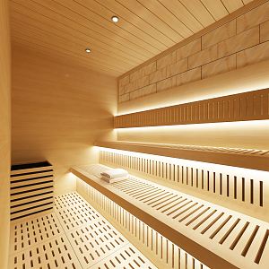 Modern Sauna Room 3d model