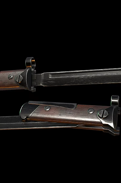 Sharp Tactical Knife With Polished Metal Blade And Wooden Handle Design Details 3d model Sharp Tactical Knife With Polished Metal Blade And Wooden Handle Design Details 3d model