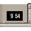 Modern TV Stand With TV Screen Shelves And Decorative Items
