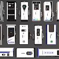 Public Facilities Various Types Of Outdoor Electric Charging Stations And Equipment