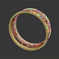 Gold Diamond Ring With Intricate Carved Filigree Design Luxury Fine Jewelry Piece