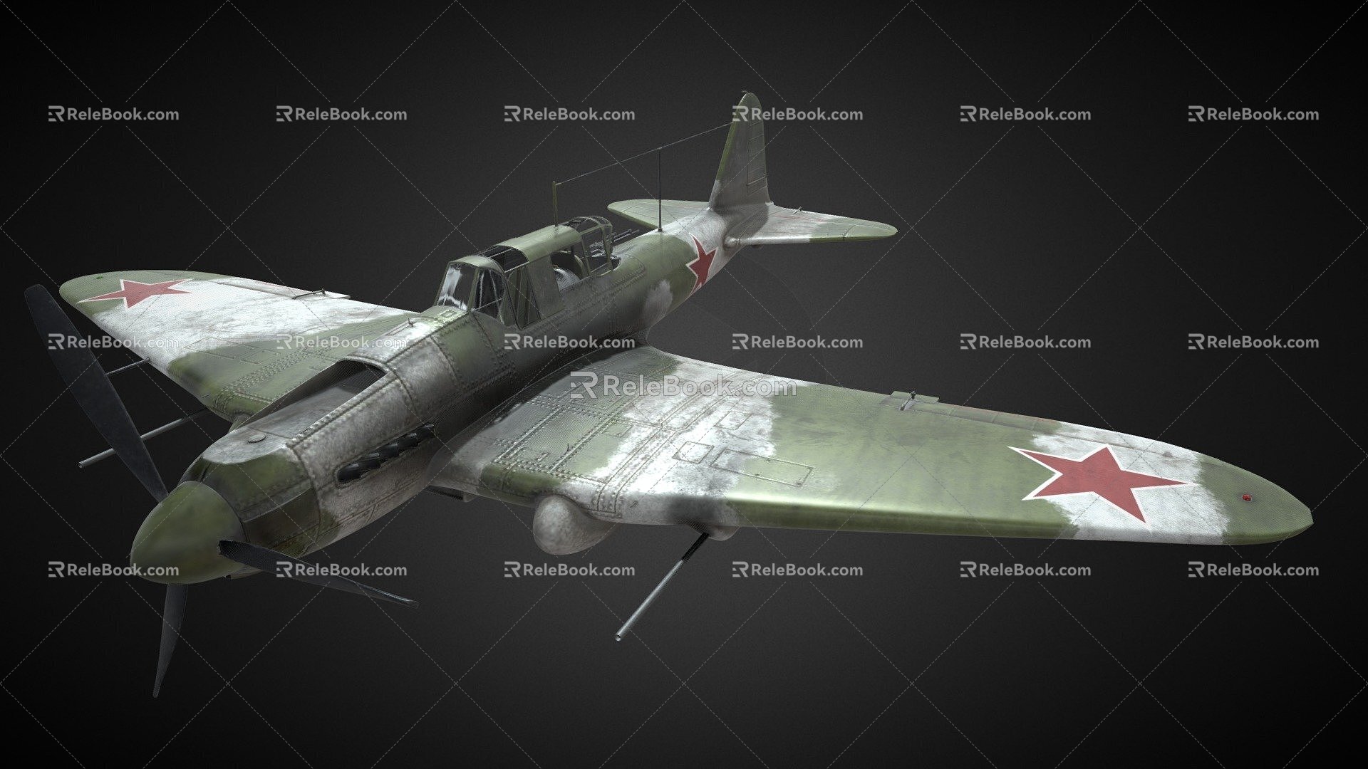 Aircraft Fighter 3d model