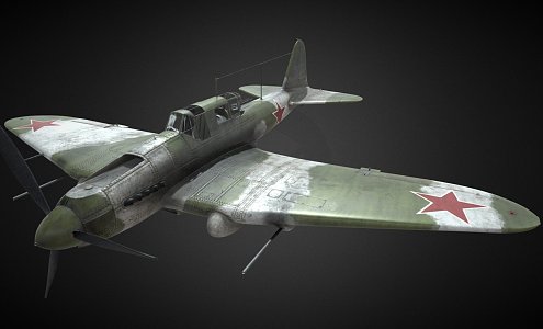 Aircraft Fighter 3d model