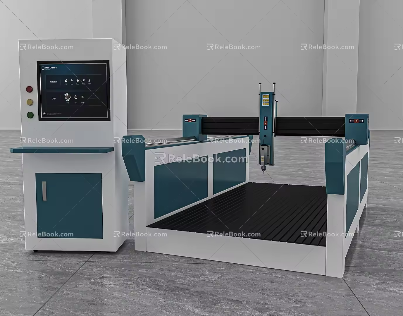 CNC engraving machine cutting machine 3d model